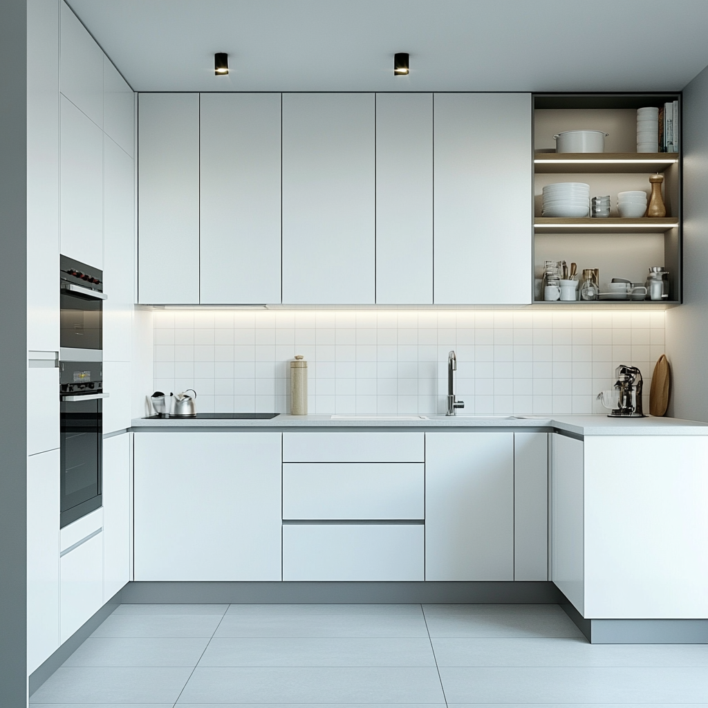 royecto de reforma de cocina en Valencia con un diseño sencillo y funcional