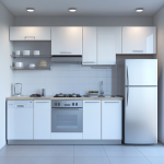 Reforma de cocina en Valencia con tonos suaves y diseño luminoso