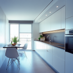 Cocina moderna con diseño práctico y elegante cerca de Valencia